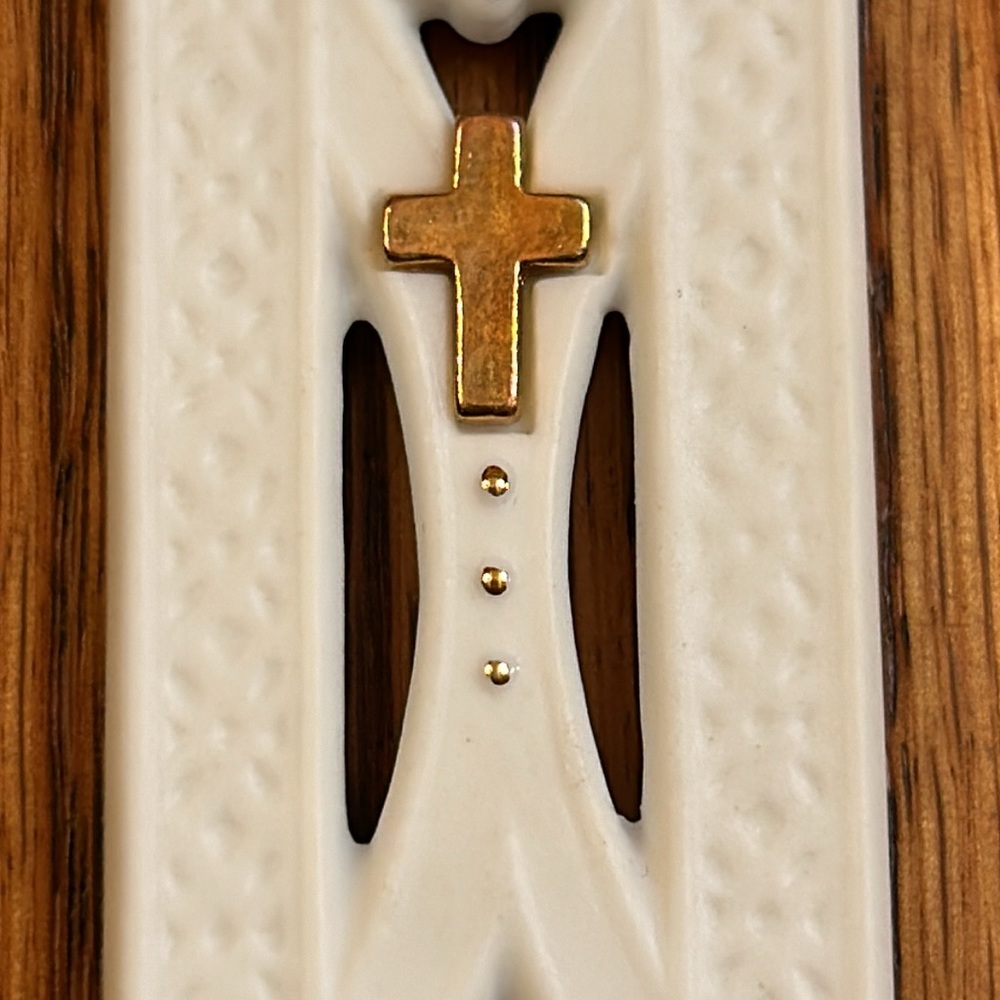 Precious Moments Confirmation or Baptism Wall Cross by Enesco - Jesus Loves Me - Picture 3 of 5
